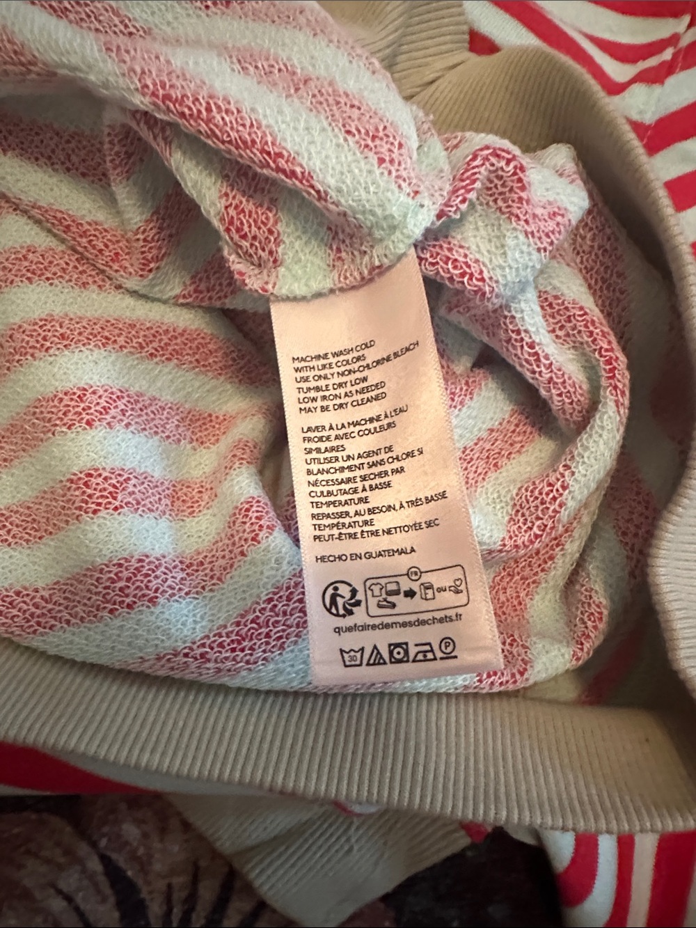 We The Free Striped Knit Top in Red, Light Green & Cream - Picture 8 of 10